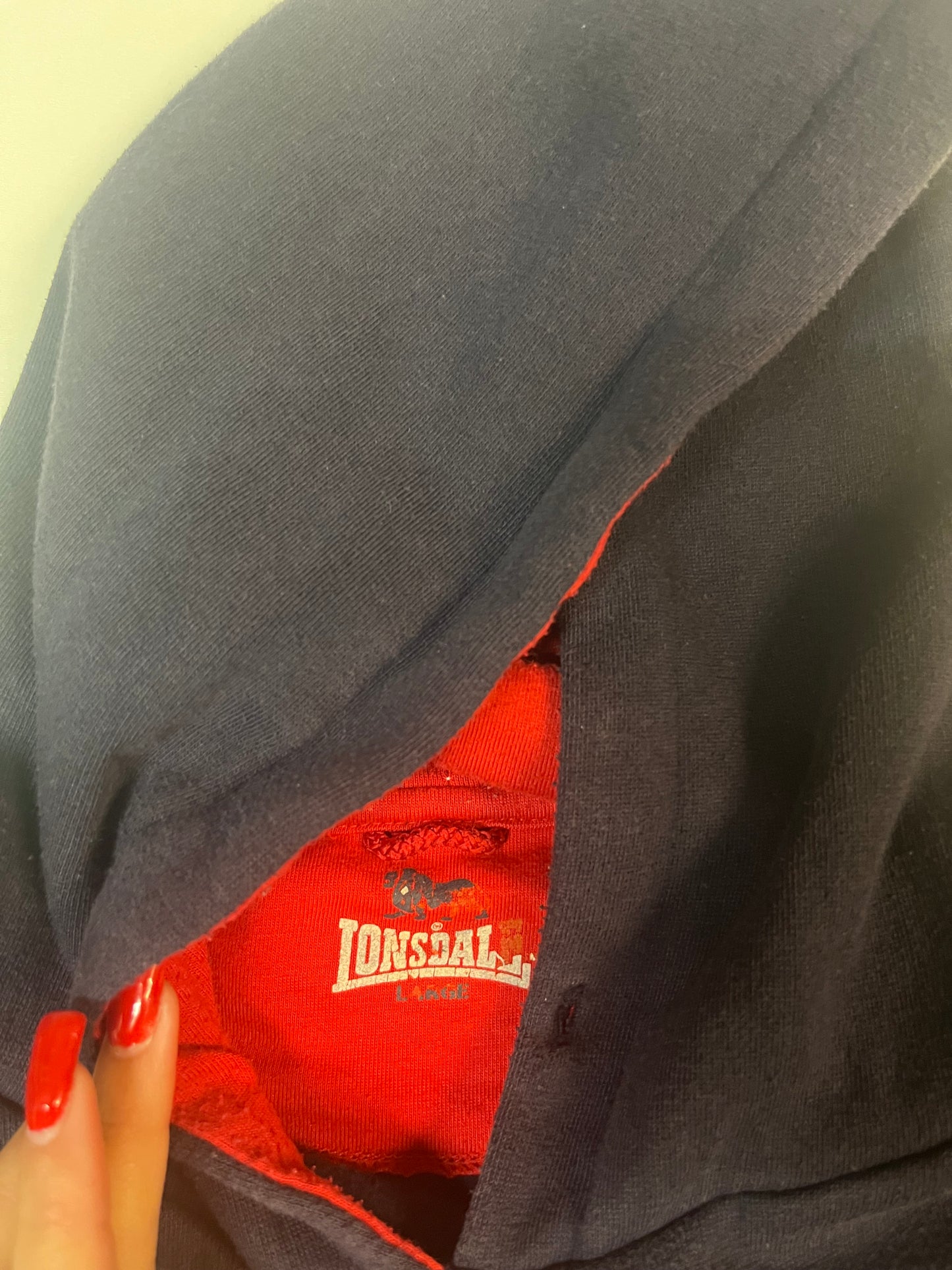 Vintage Lonsdale Hoodie L fit M 4553