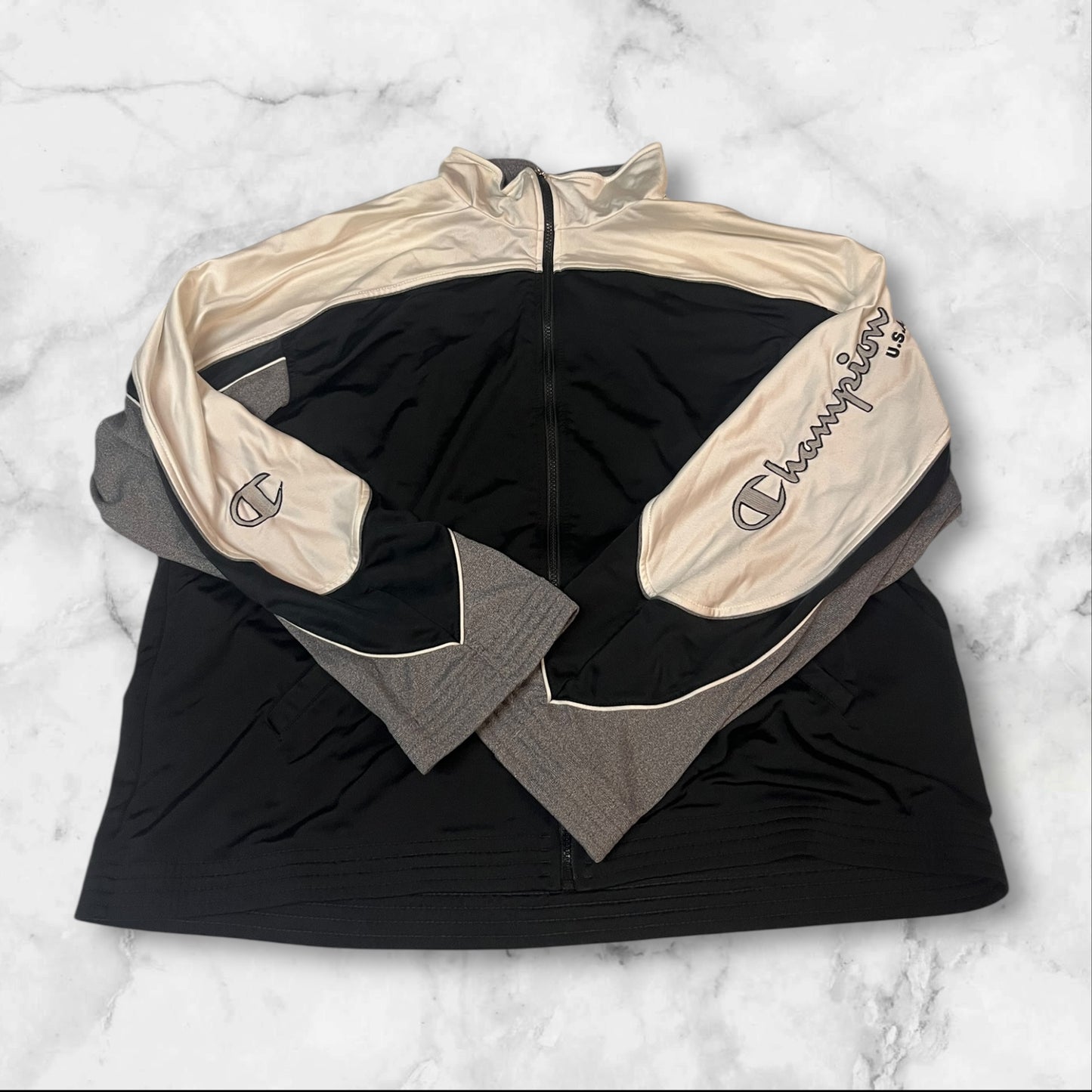 Vintage Champion Trainingsjacke XL fit M 4989