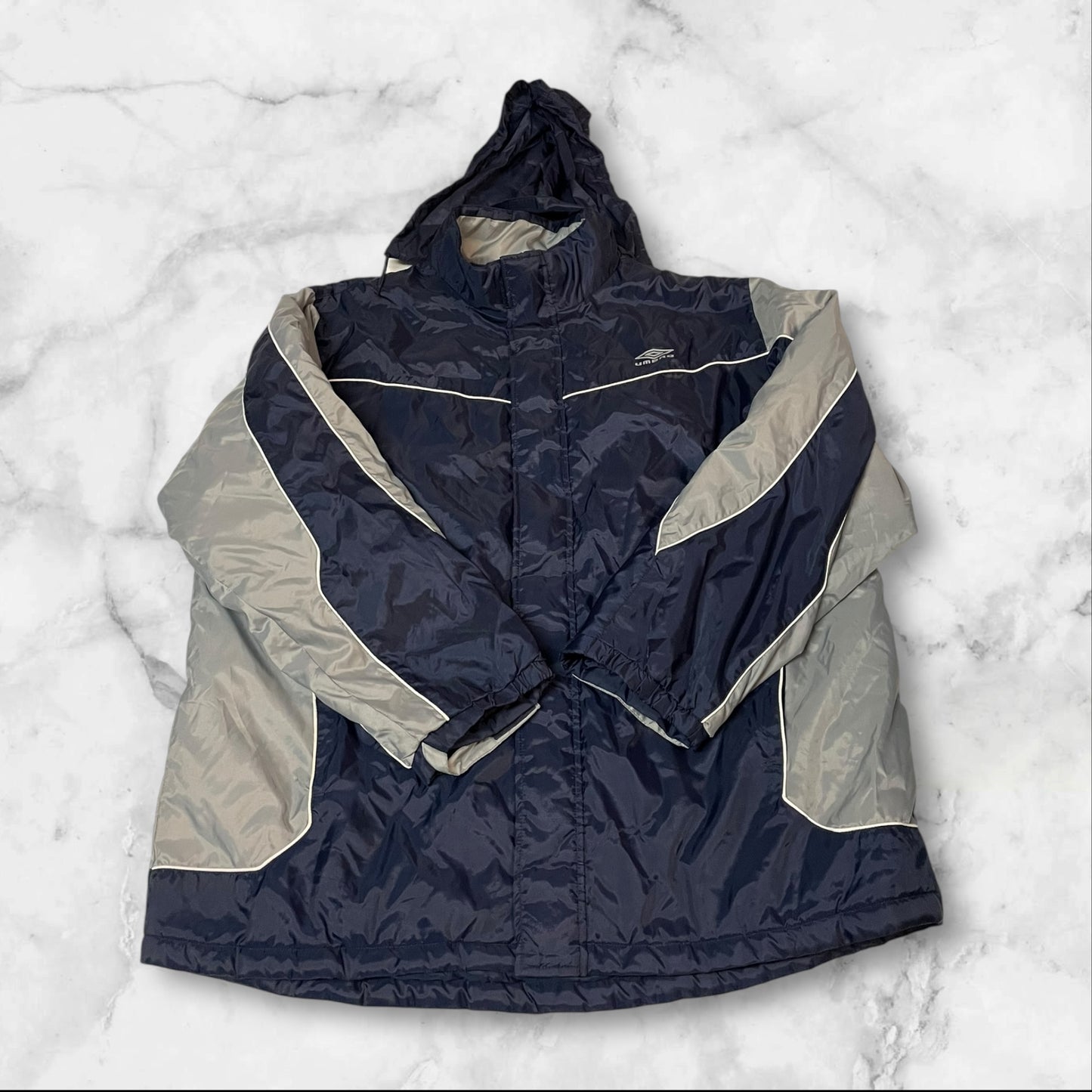 Umbro Vintage Puffer Winter Jacke XXL 4618