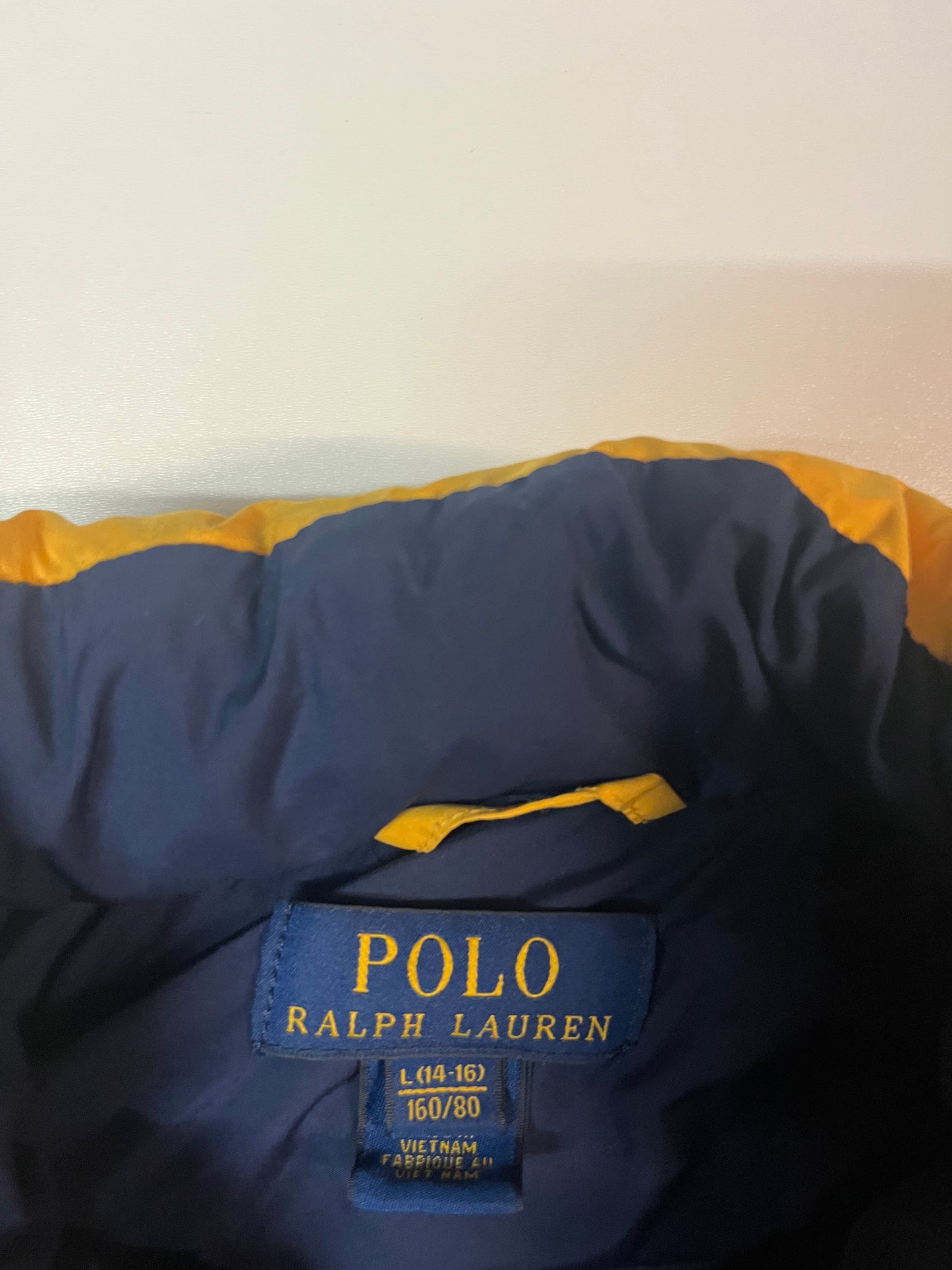 Vintage Polo Ralph Lauren Puffer Weste Kids L fit S 4986