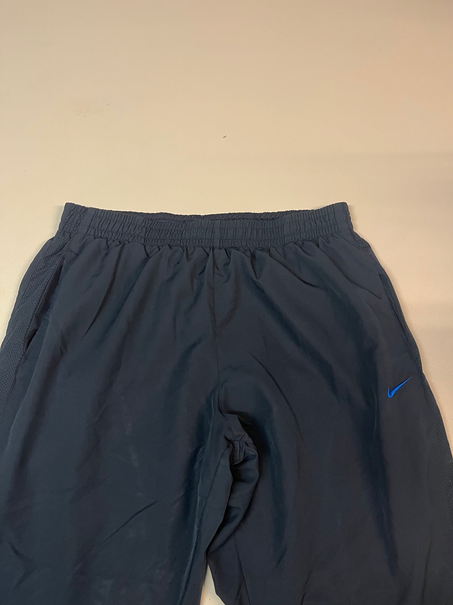 Nike Vintage Trackpants Navy M Baggy 4656