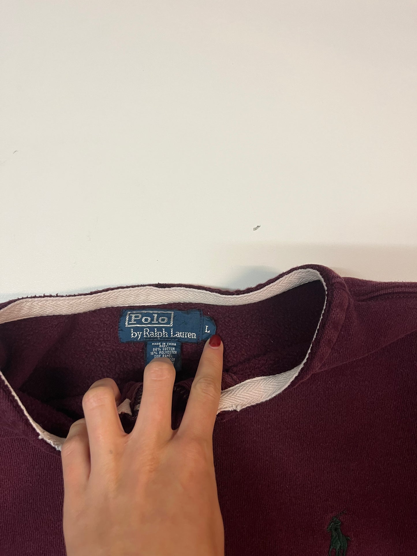 Polo Ralph Lauren Vintage Zipper L 4794