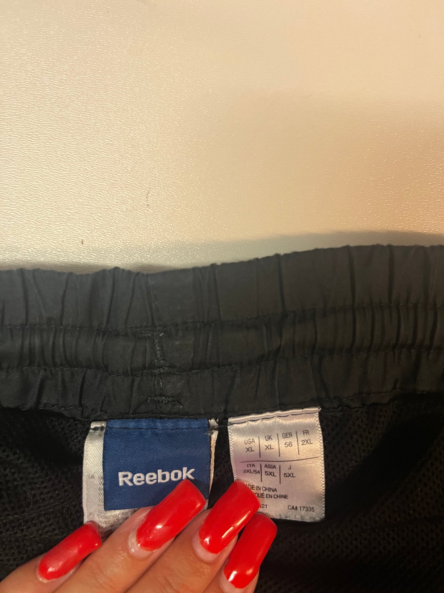 Vintage Reebok Trackpants baggy XL 3192