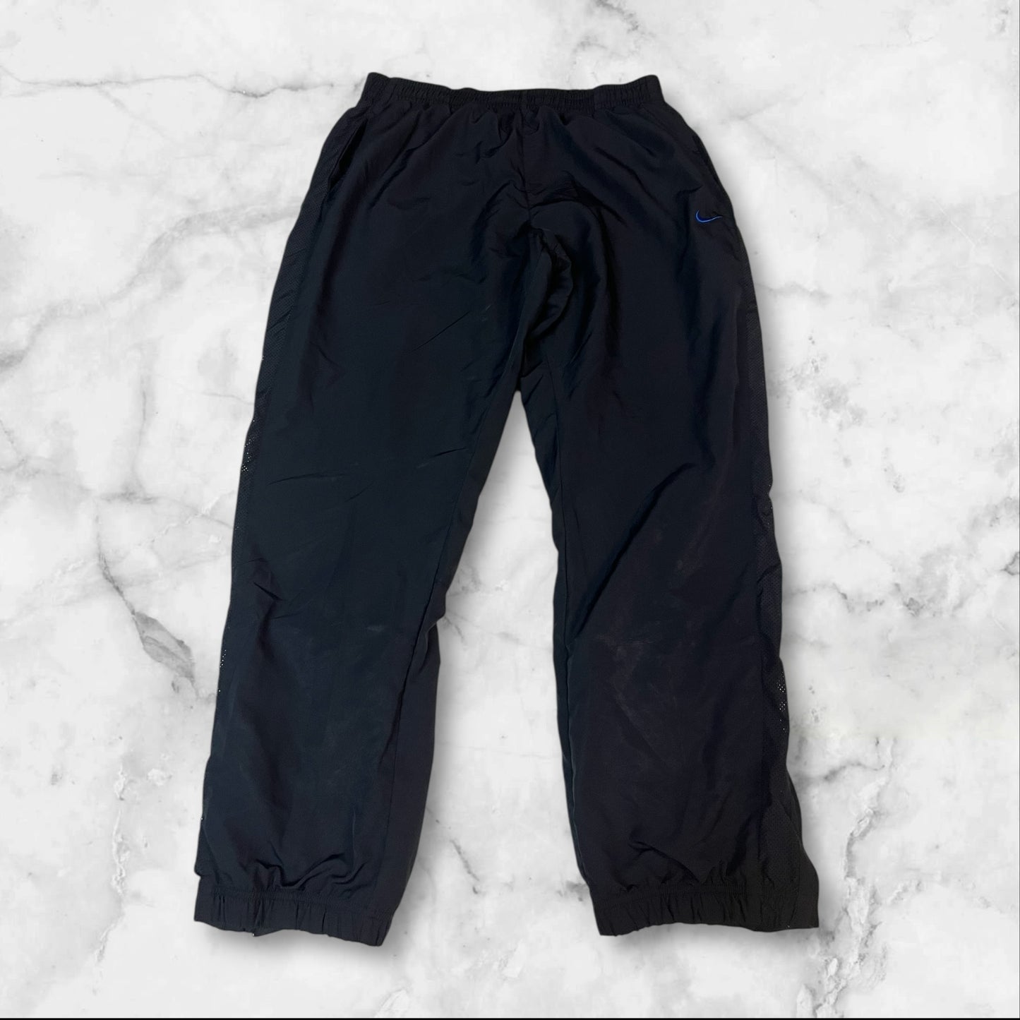 Nike Vintage Trackpants Navy M Baggy 4656