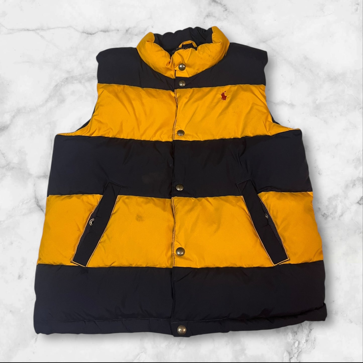 Vintage Polo Ralph Lauren Puffer Weste Kids L fit S 4986