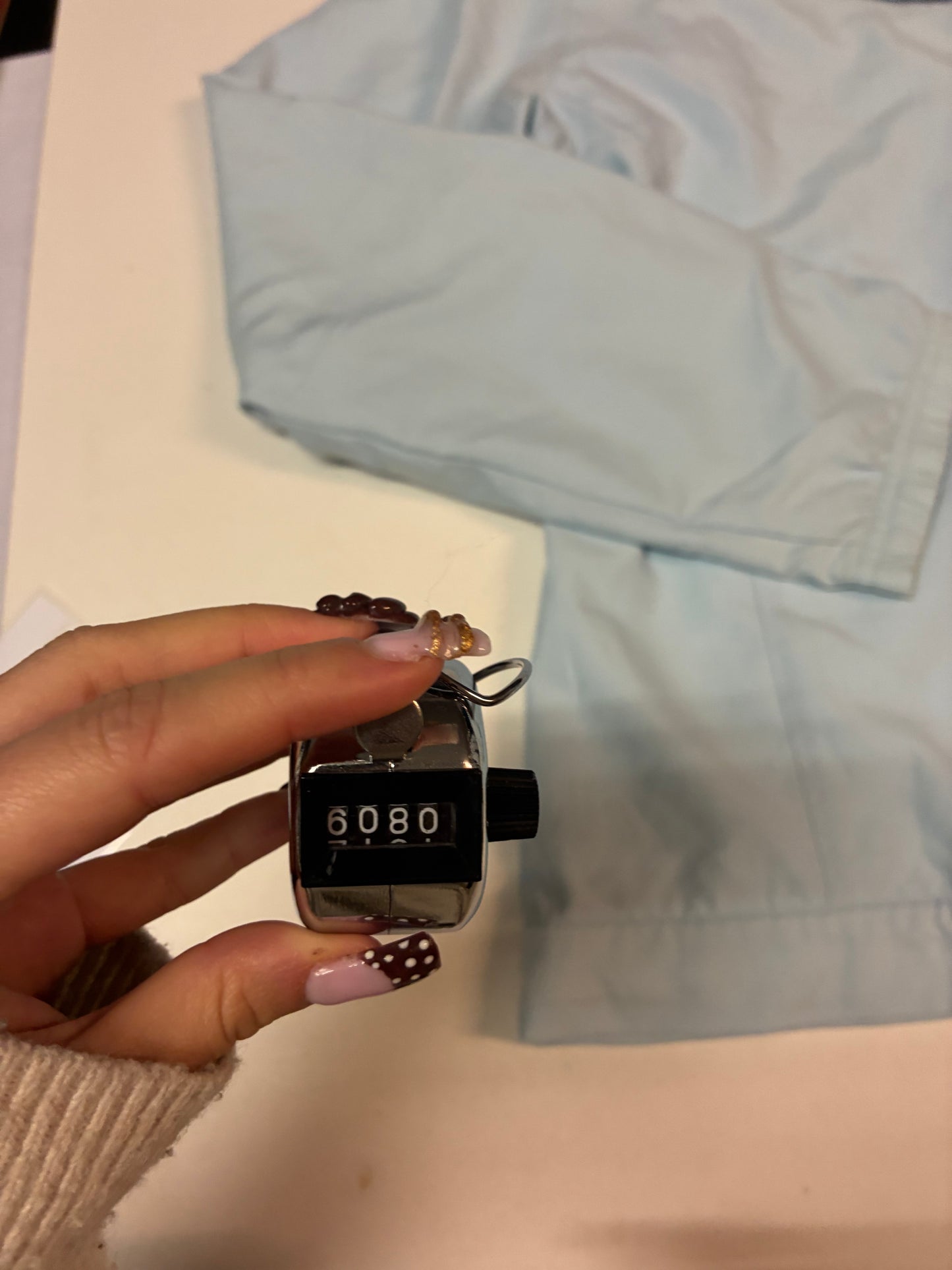 Vintage Nike Trainingsjacke babyblau S 6080