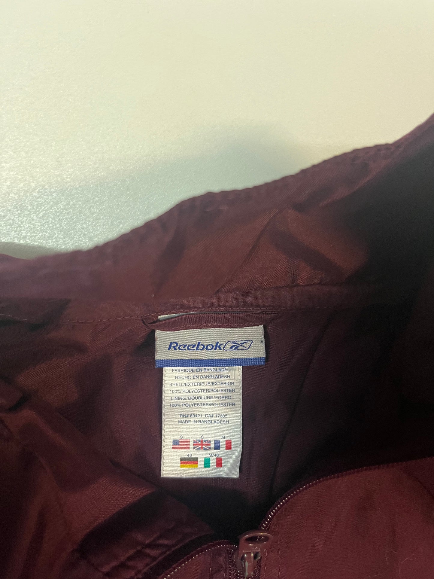 Vintage Reebok Jacke S fit M 3309