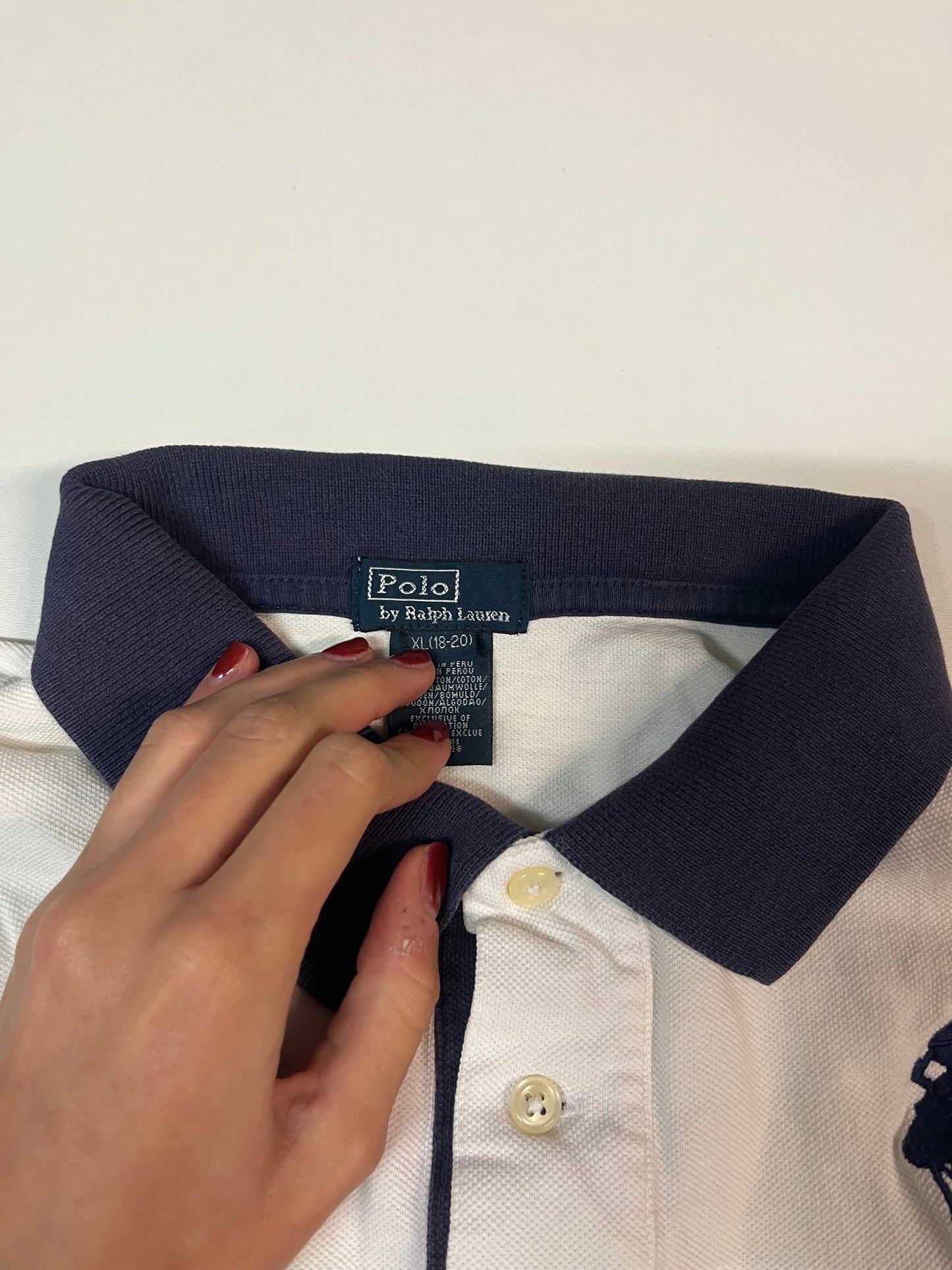 Polo Ralph Lauren Vintage Poloshirt Xl 4795