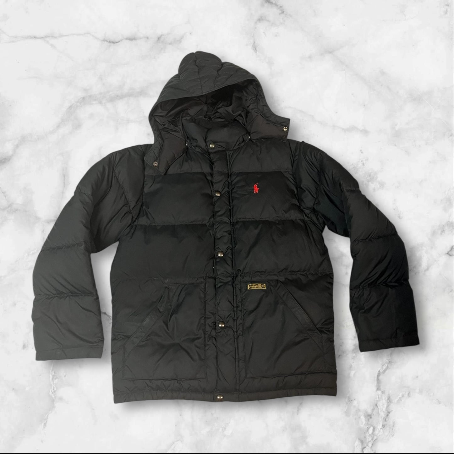 Polo Ralph Lauren Vintage Daunenjacke kids L fällt ca aus wie XS - S 4762