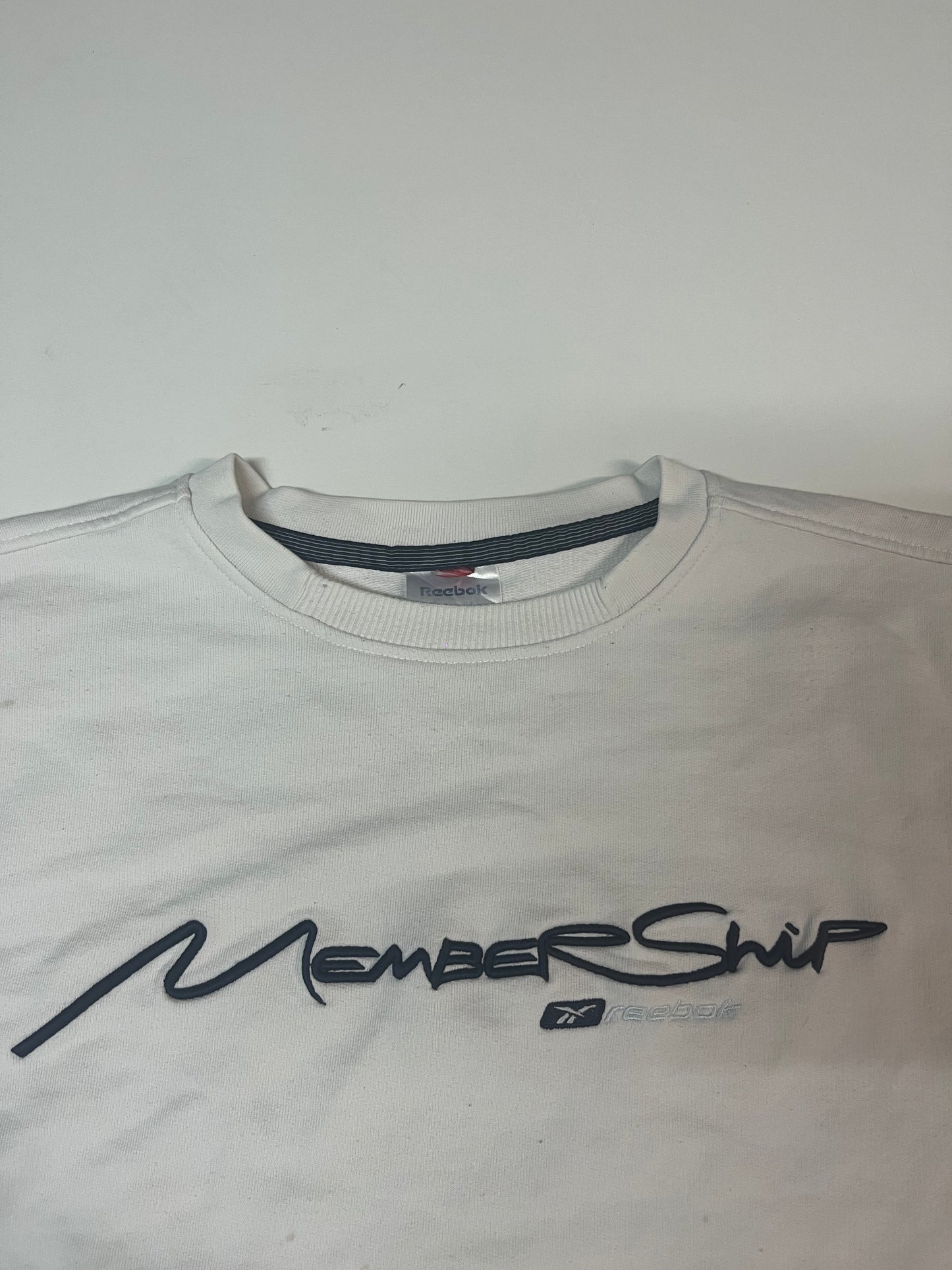 Vintage Reebok Sweater M fit L - XL viele kleine Flecken 4562