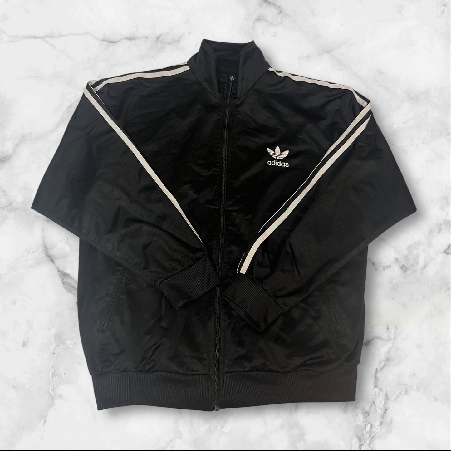 Vintage Adidas Jacke Kids 174 fit S Reißverschluss kaputt 3166