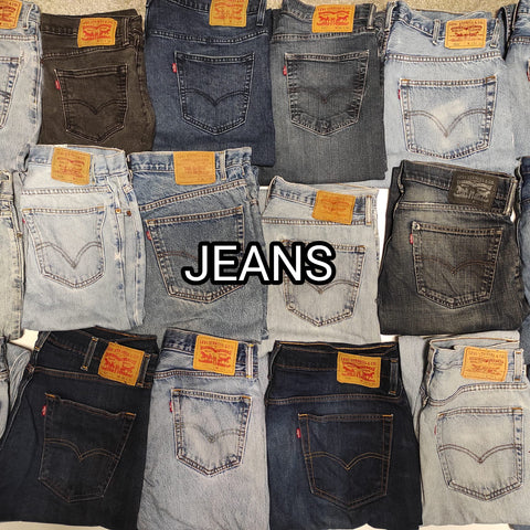 Jeans Levis, Carhartt, Dickies usw.