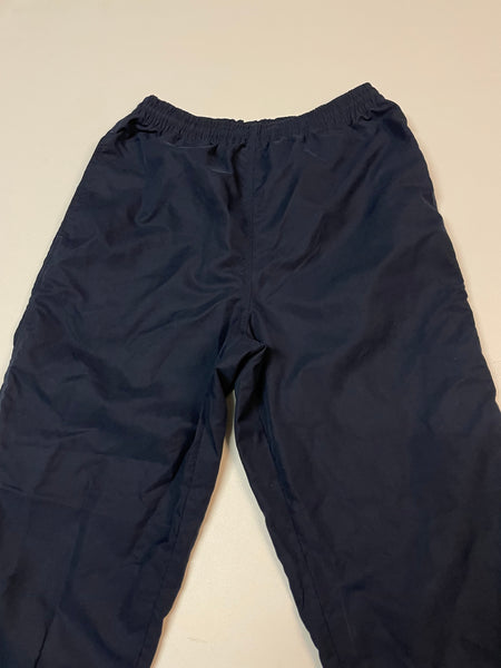 Izot Vintage Trackpants Baggy Nylon Stoff aus Regenjacke S 9534