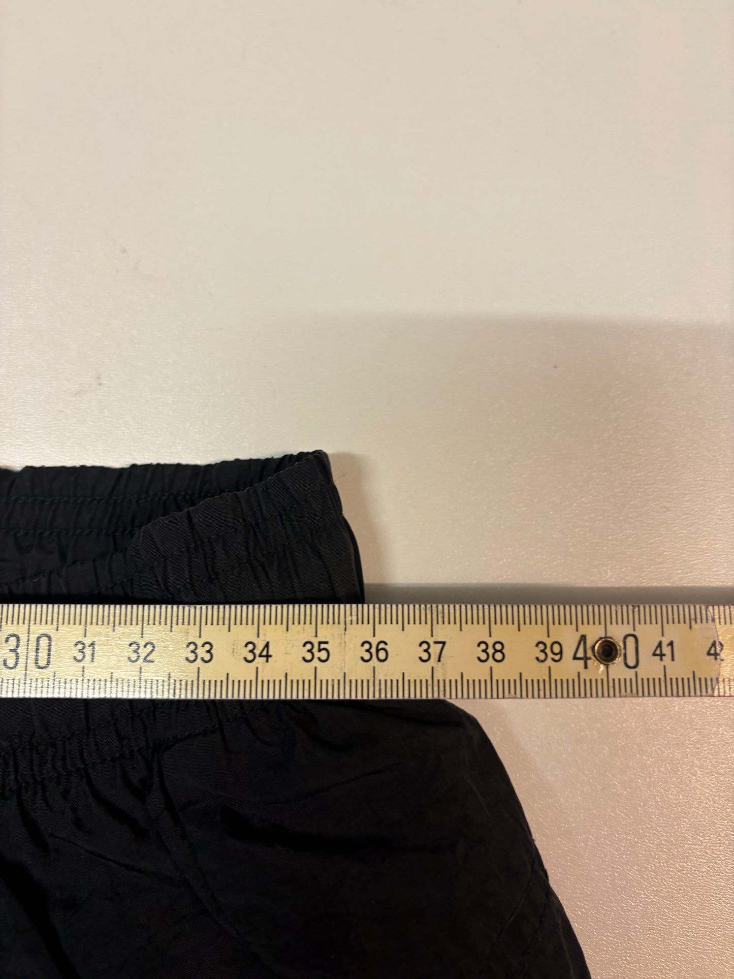 Nike Vintage Trackpants M Full Black Baggy 6195