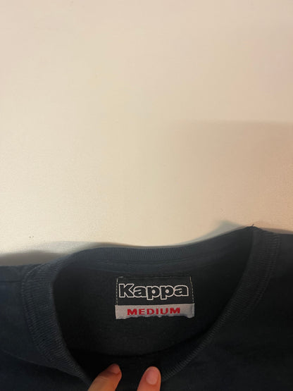 Vintage Kappa Sweatshirt M navy bestickt 5738