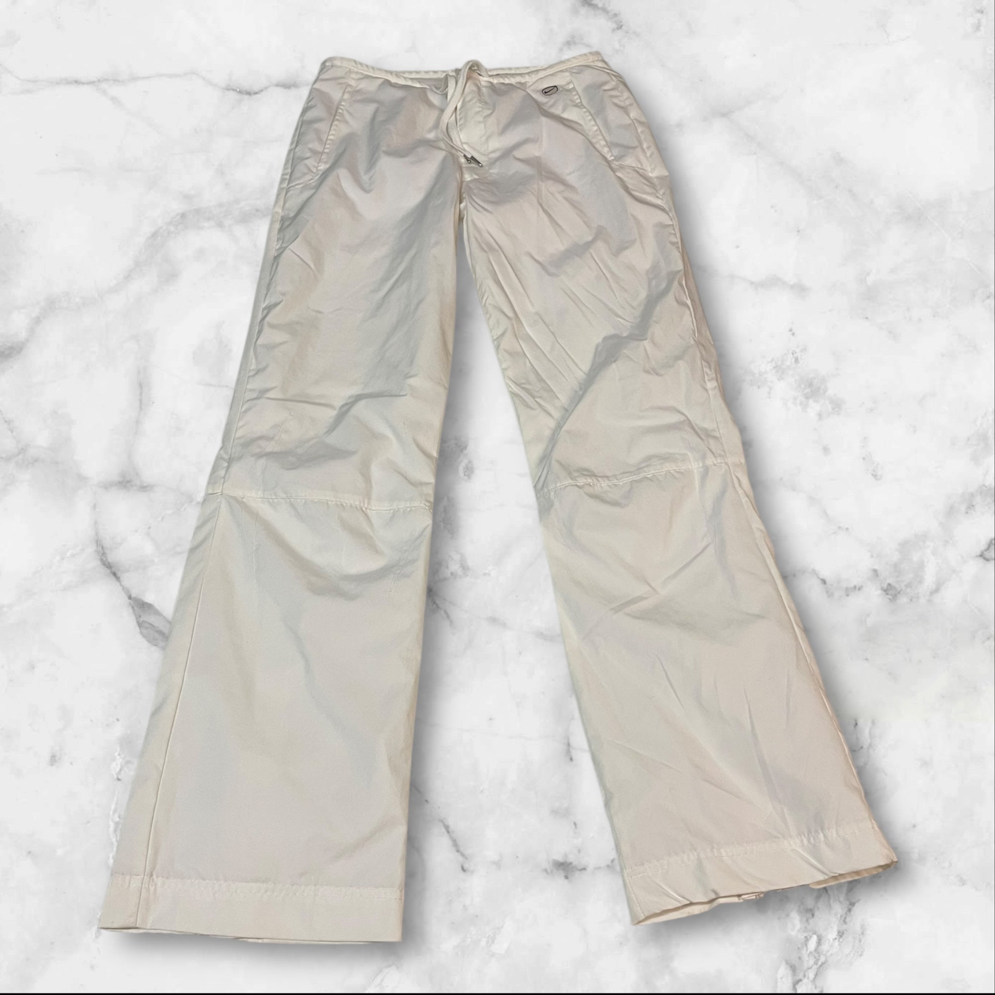 Nike Vintage Trackpants Baggy Nylon Stoff aus Regenjacke S 269