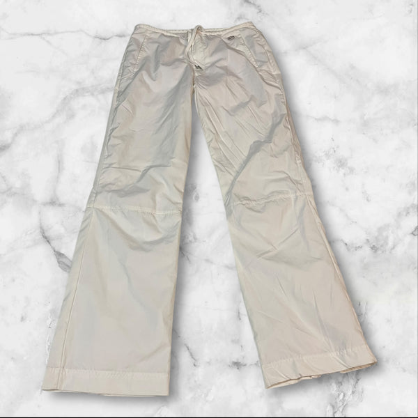 Nike Vintage Trackpants Baggy Nylon Stoff aus Regenjacke S 269