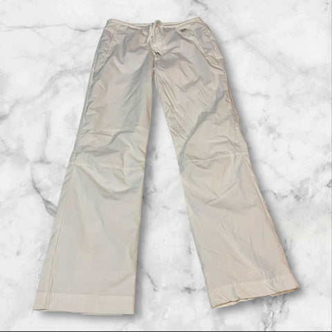 Nike Vintage Trackpants Baggy Nylon Stoff aus Regenjacke S 269