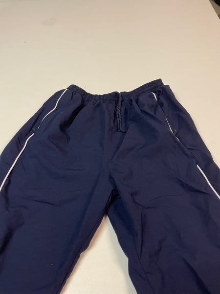 Reebok Vintage Trackpants Baggy Nylon Stoff aus Regenjacke L 448