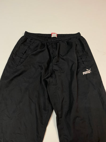 Puma Vintage Trackpants Baggy Nylon Stoff aus Regenjacke L 221