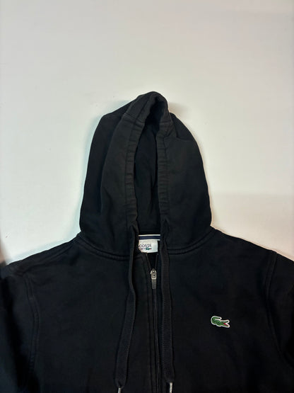Vintage Lacoste Hoodie M fit S schwarz 6092