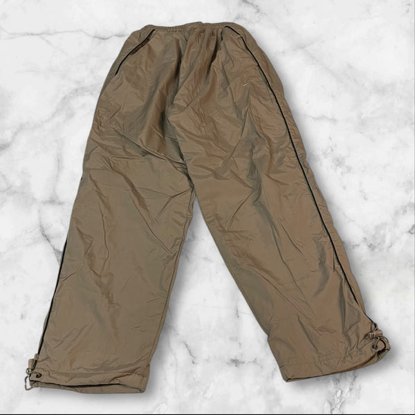 Nike Vintage Trackpants Baggy Gefüttert Nylon Stoff aus Regenjacke XL fit M 453