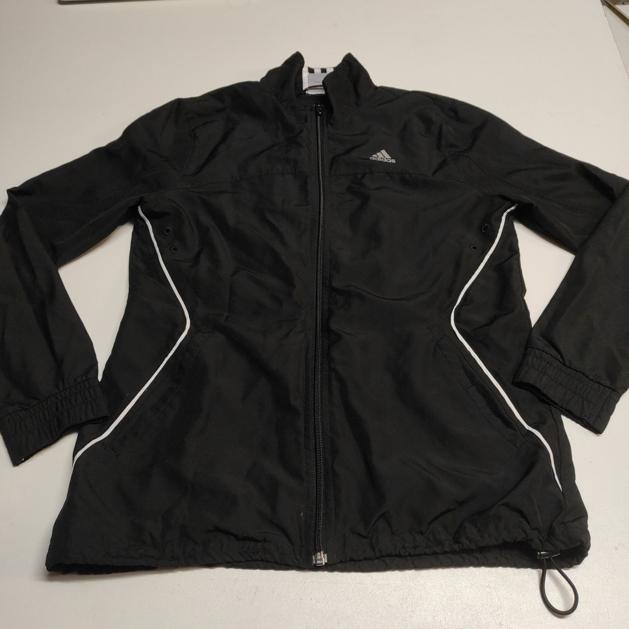 Adidas Vintage Trackjacket S #7520 Nylon Stoff aus Regenjacke