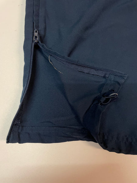 Reebok Vintage Trackpants Baggy Nylon Stoff aus Regenjacke Bund beschädigt XL 229