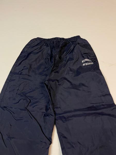 Russell Athlethic Vintage Trackpants Baggy Nylon Stoff aus Regenjacke XS 236