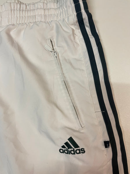 Adidas Vintage Trackpants Baggy Nylon Stoff aus Regenjacke L 9664