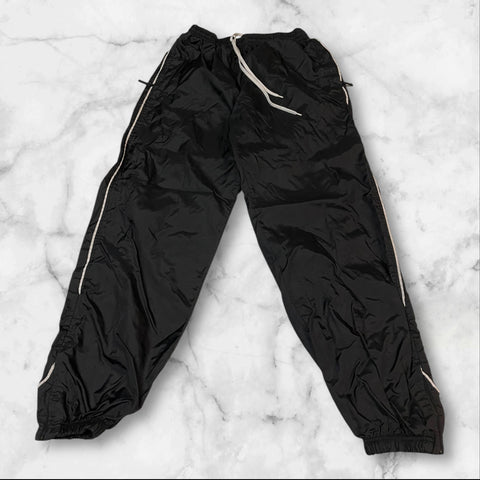 Nike Vintage Trackpants Baggy Nylon Stoff aus Regenjacke XL 161