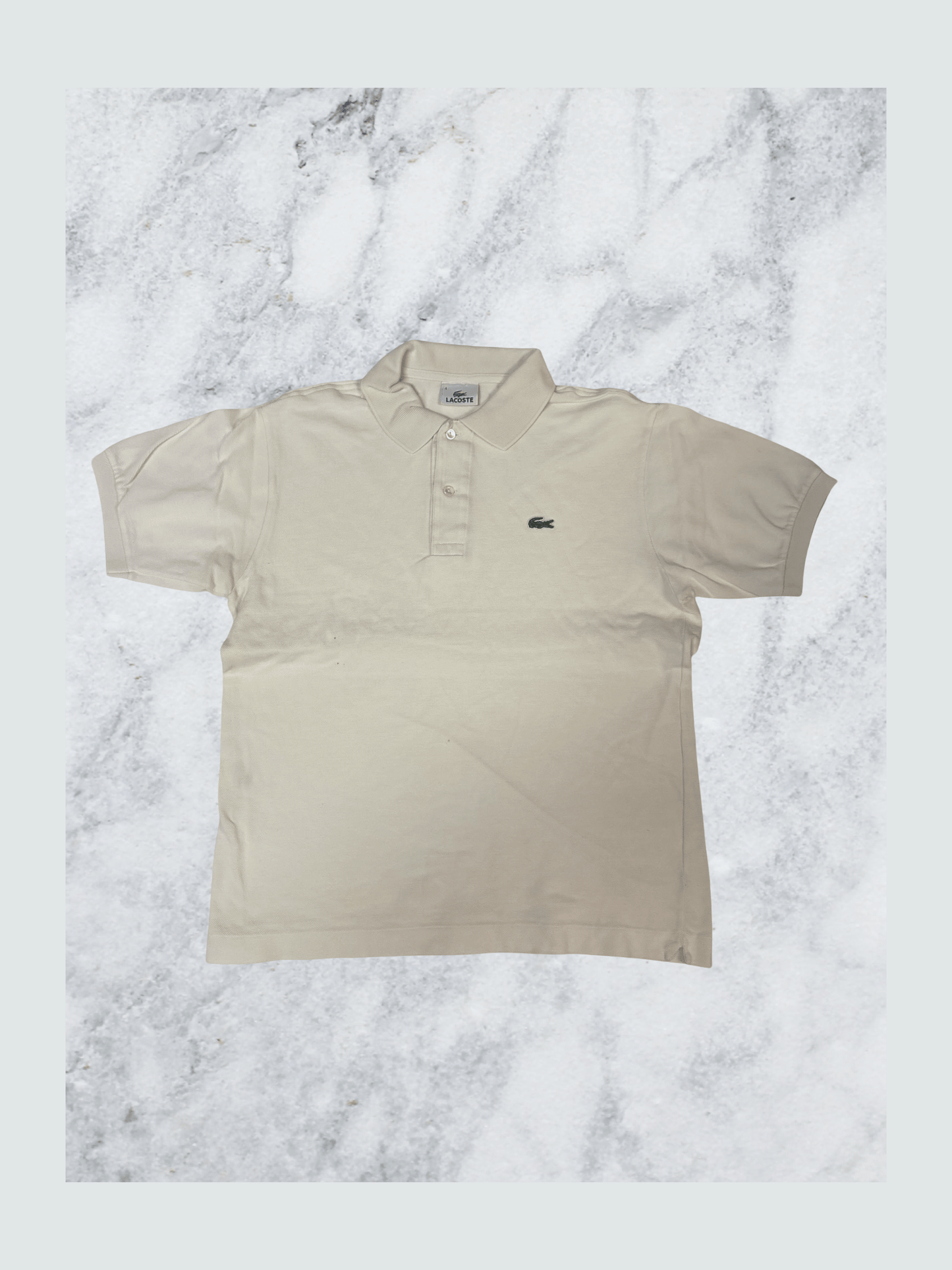 Lacoste Vintage Poloshirt Beige S 6143