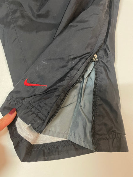 Nike Vintage Trackpants Baggy Nylon Stoff aus Regenjacke #9147 Gr S