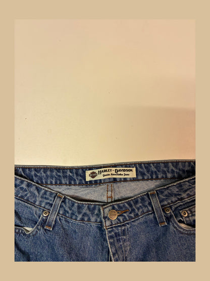 Vintage Harley Davidson Jeans gekürzt S 6262