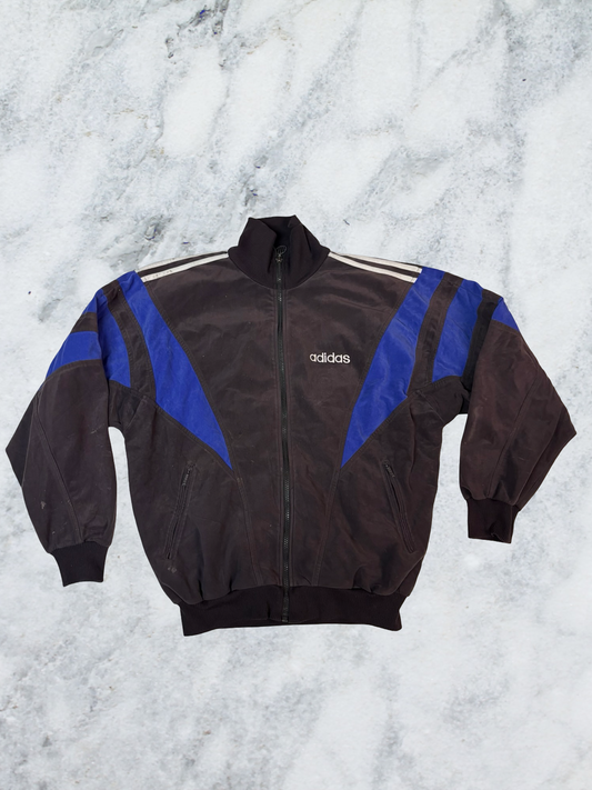 Adidas Vintage Trackjacket Stoff aus Samt M 5830