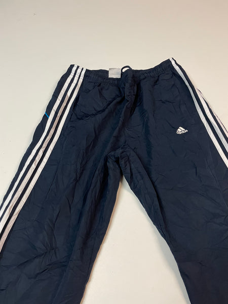 Adidas Vintage Trackpants Baggy Nylon Stoff aus Regenjacke M 359