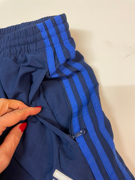Adidas Vintage Trackpants Baggy Nylon Stoff aus Regenjacke XL 421