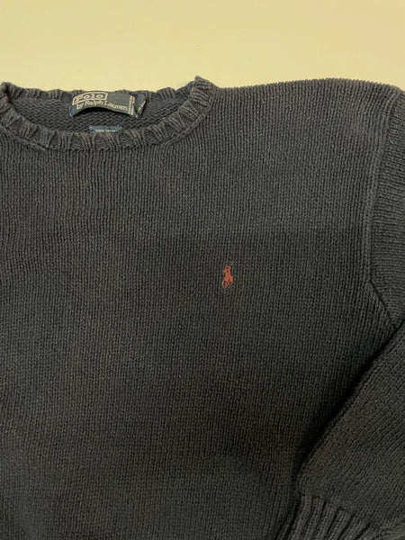 Ralph Lauren Vintage Pullover Navy #9062 Gr L