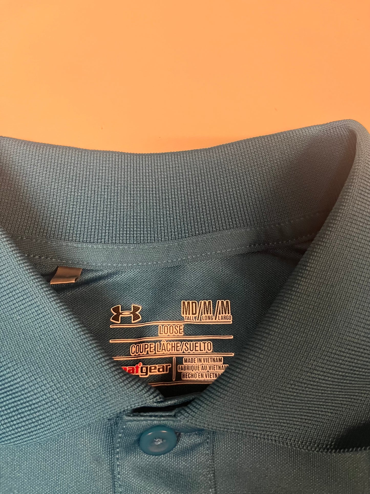 Under Amour Vintage Gym Polo Shirt M 4190