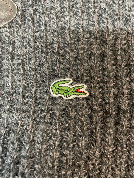 Lacoste Vintage 100%Wolle Pullover L-XL 8923