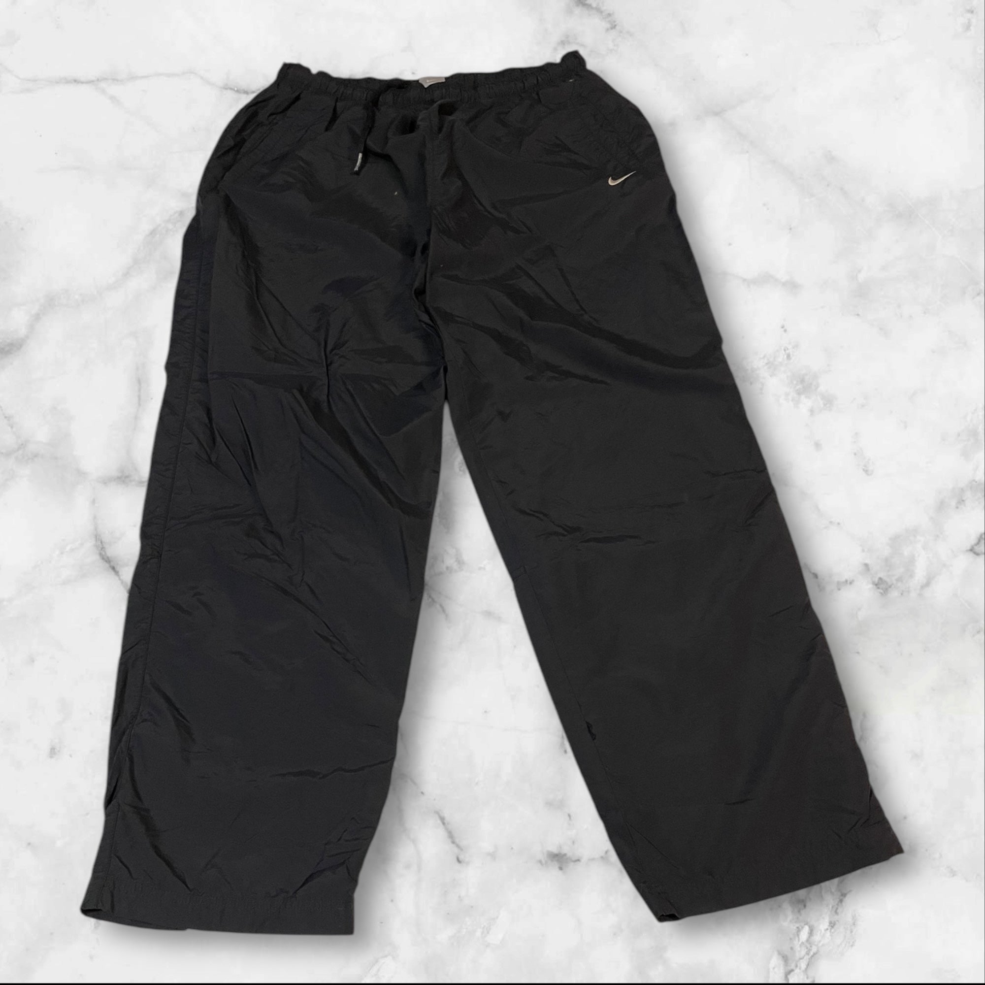Nike Vintage Trackpants Baggy Nylon Stoff aus Regenjacke XL 331