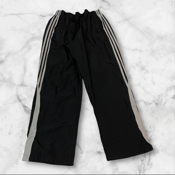 Adidas Vintage Trackpants Baggy Nylon Stoff aus Regenjacke L 861