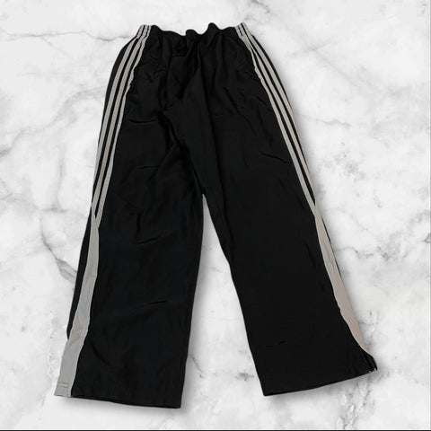 Adidas Vintage Trackpants Baggy Nylon Stoff aus Regenjacke L 861