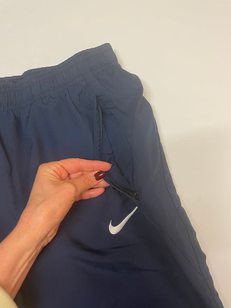 Nike Vintage Trackpants Baggy Nylon Stoff aus Regenjacke #9141 Gr S