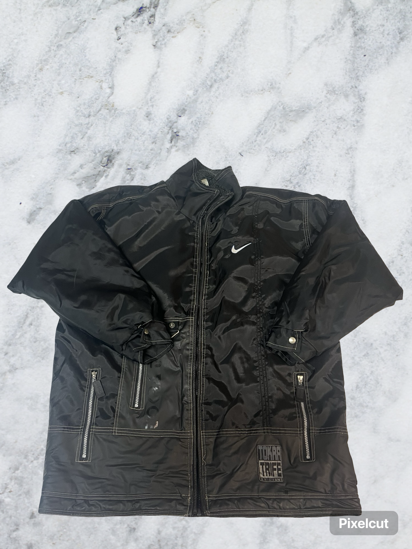 Vintage Nike Jacke gefüttert XL 5756