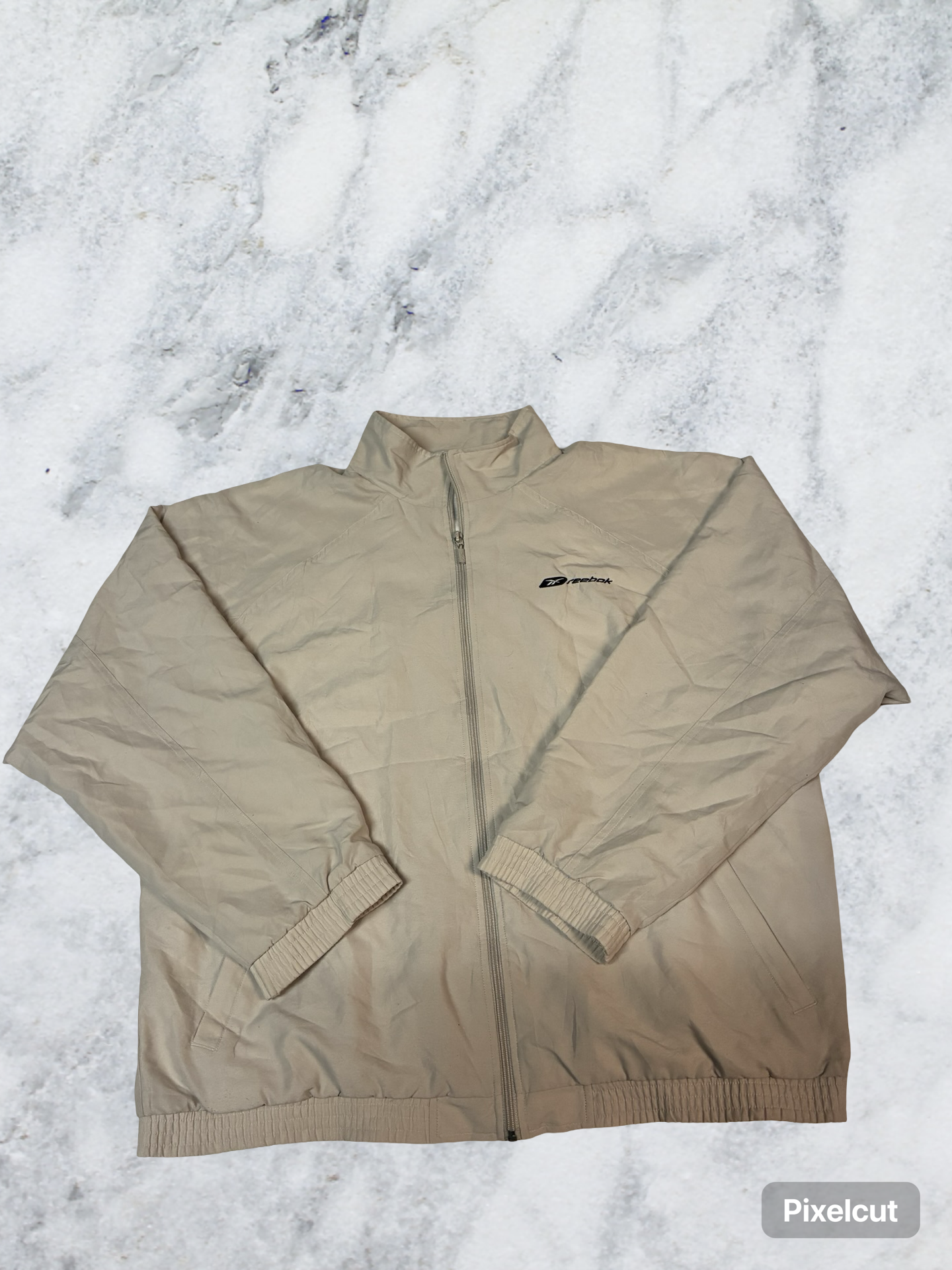 Vintage Reebok Trainingsjacke beige M - L 5928