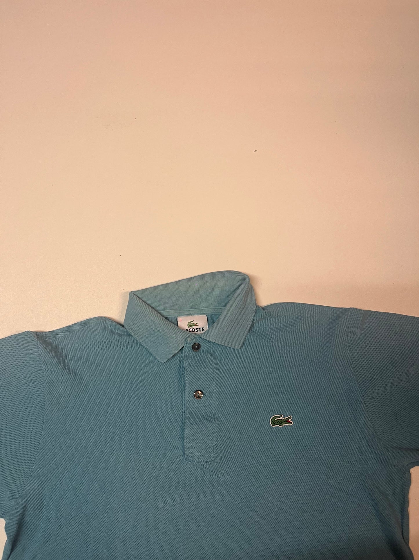 Vintage Lacoste Polo Shirt S babyblau 4766