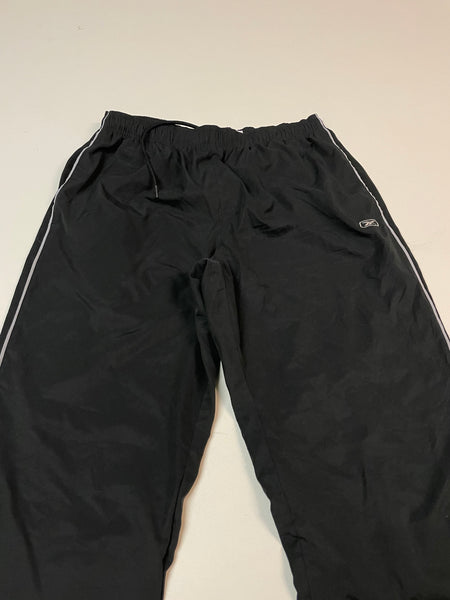 Reebok Vintage Trackpants Baggy Nylon Stoff aus Regenjacke L 82