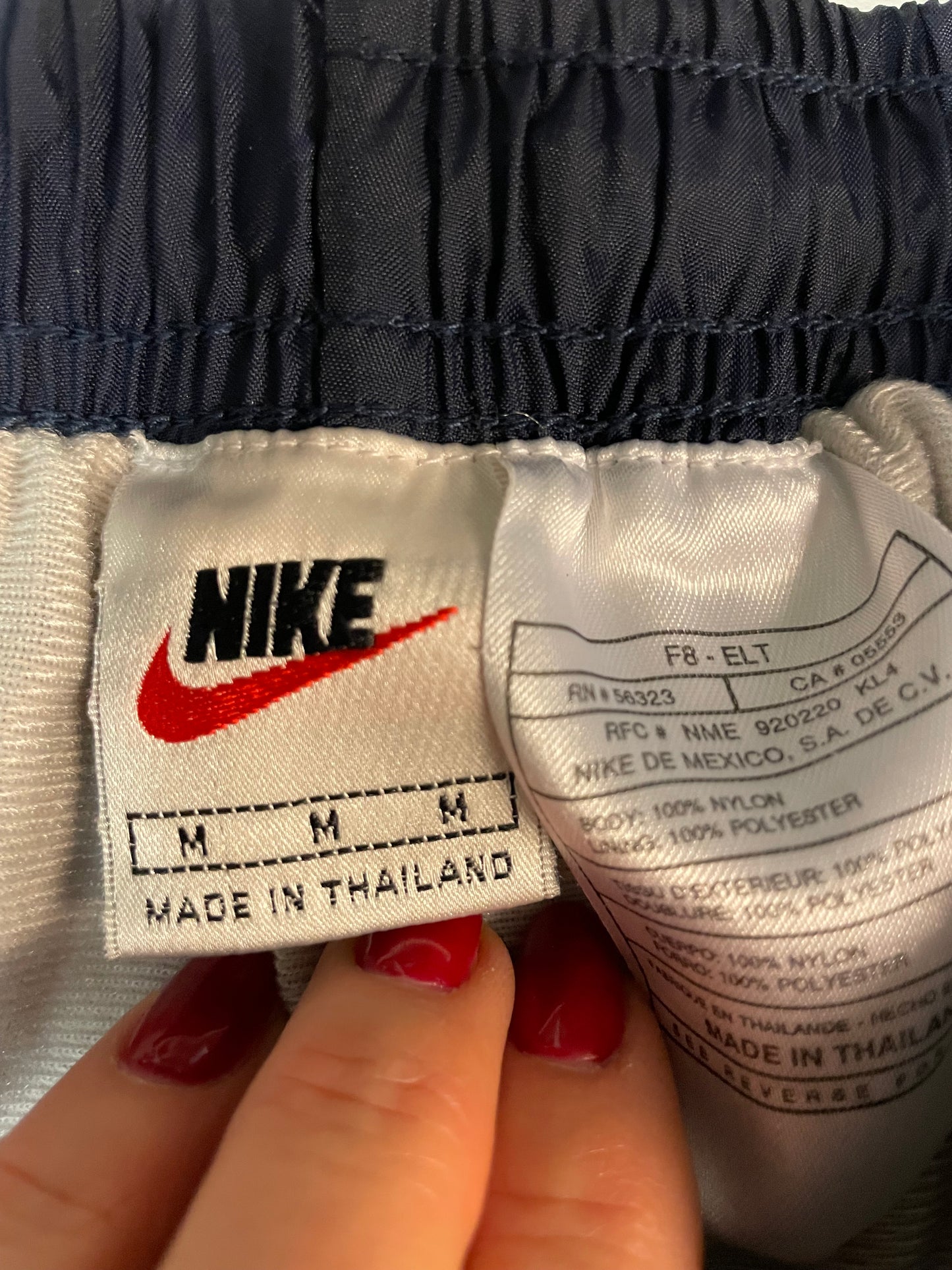 Nike Vintage Trackpants Navy M 6222