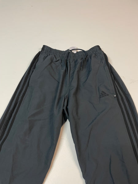 Adidas Vintage Trackpants Baggy Nylon Stoff aus Regenjacke L 190